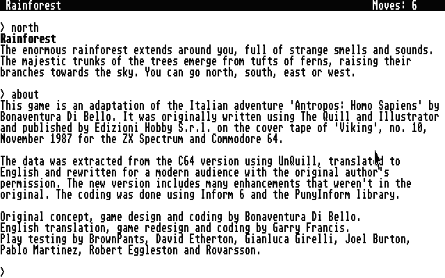 Homo Sapiens atari screenshot